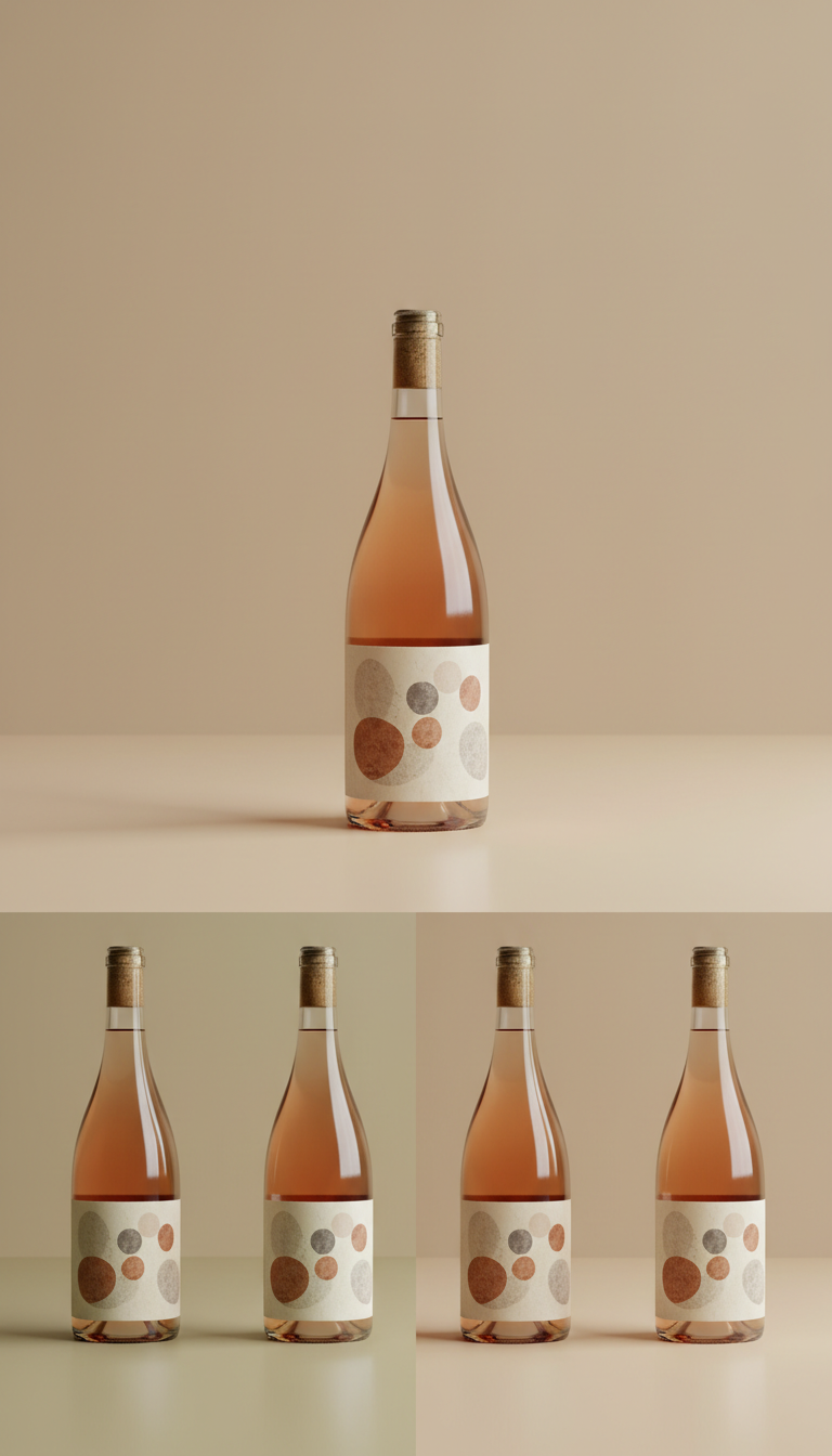 Rosé with Minimalist Packaging
